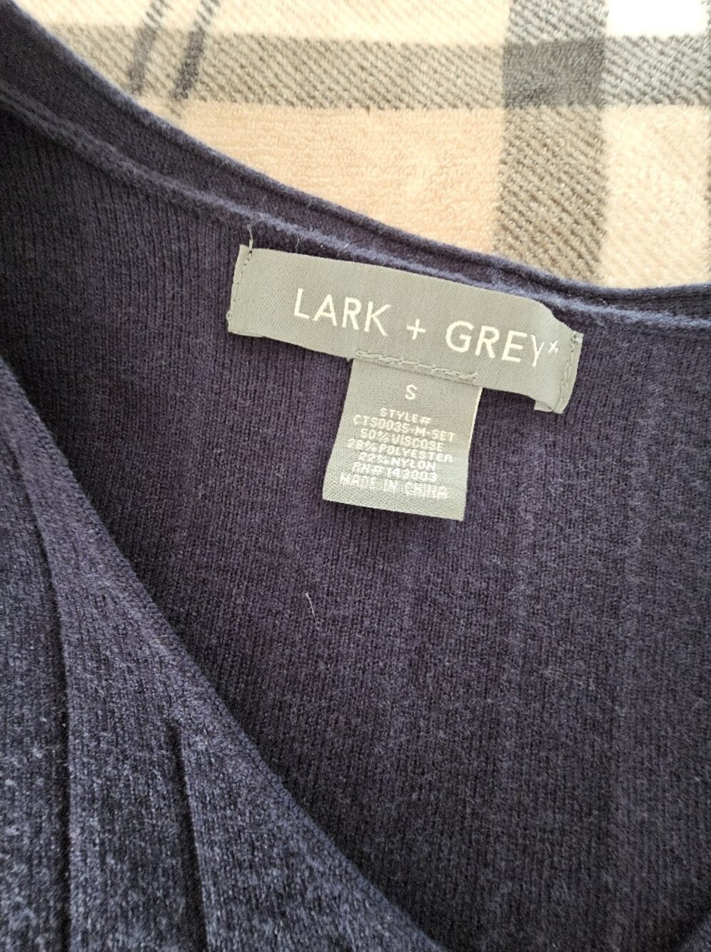 Classic Navy Ribbed Button-Front Cardigan - Women’s Sweaters & Cardigans - Picture 5 of 8